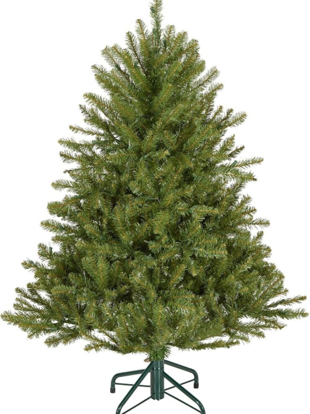 4ft Pre-Lit Dunhill Fir Mini Christmas Tree - Festive Holiday Decor, Easy Setup